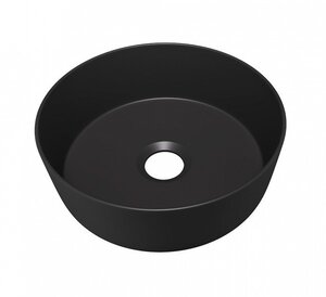 Изображение товара Раковина Corpa Nera Bosso CN50286, 31 см, накладная, фарфор, чёрный матовый