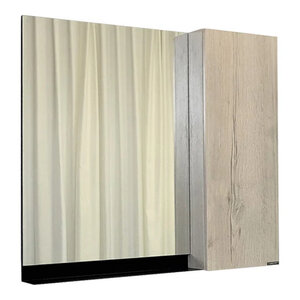 Изображение товара Зеркальный шкаф Comfortу Бонн 00-00001951, 90 см, дуб дымчатый