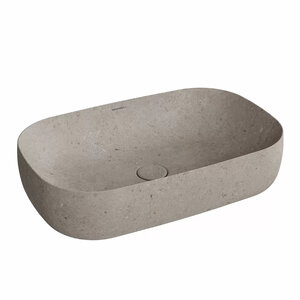 Изображение товара Раковина Kerama Marazzi Magica MA.wb.65.STG, 65 см, керамика, с донным клапаном, серый камень