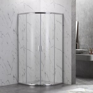 Изображение товара Душевой уголок Veconi Rovigo RV202-80-01-C4, 80 x 80 см, стекло прозрачное, профиль хром