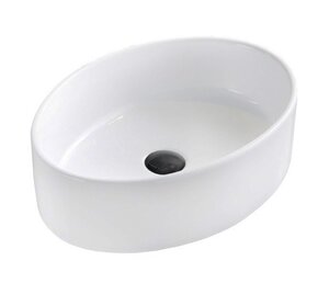 Изображение товара Раковина Corpa Nera Rossini CN50502 50 см накладная фарфор белый