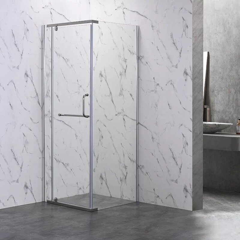 Изображение товара Душевой уголок Veconi Rovigo RV18-90-01-C5 90x90 см с прозрачным стеклом