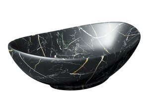 Изображение товара Раковина Corpa Nera Rossini CN50499, 60 см, накладная, фарфор, черный мрамор