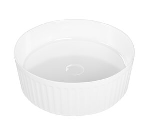 Изображение товара Раковина Corpa Nera Russo CN52101 36 см накладная из фарфора белая