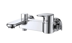 Изображение товара Смеситель D&K Speyer Rhein DA1313201 для ванны и душа с душевым гарнитуром, хром