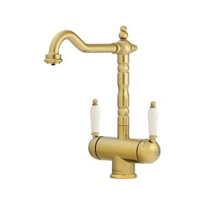 Изображение товара Смеситель Omoikiri Amagasaki G 4994019 для кухни под фильтр, золото