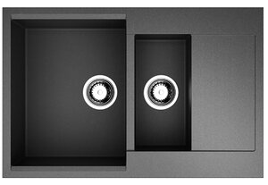 Изображение товара Мойка кухонная Omoikiri Daisen 4993334 78-2-BL artgranit/черный