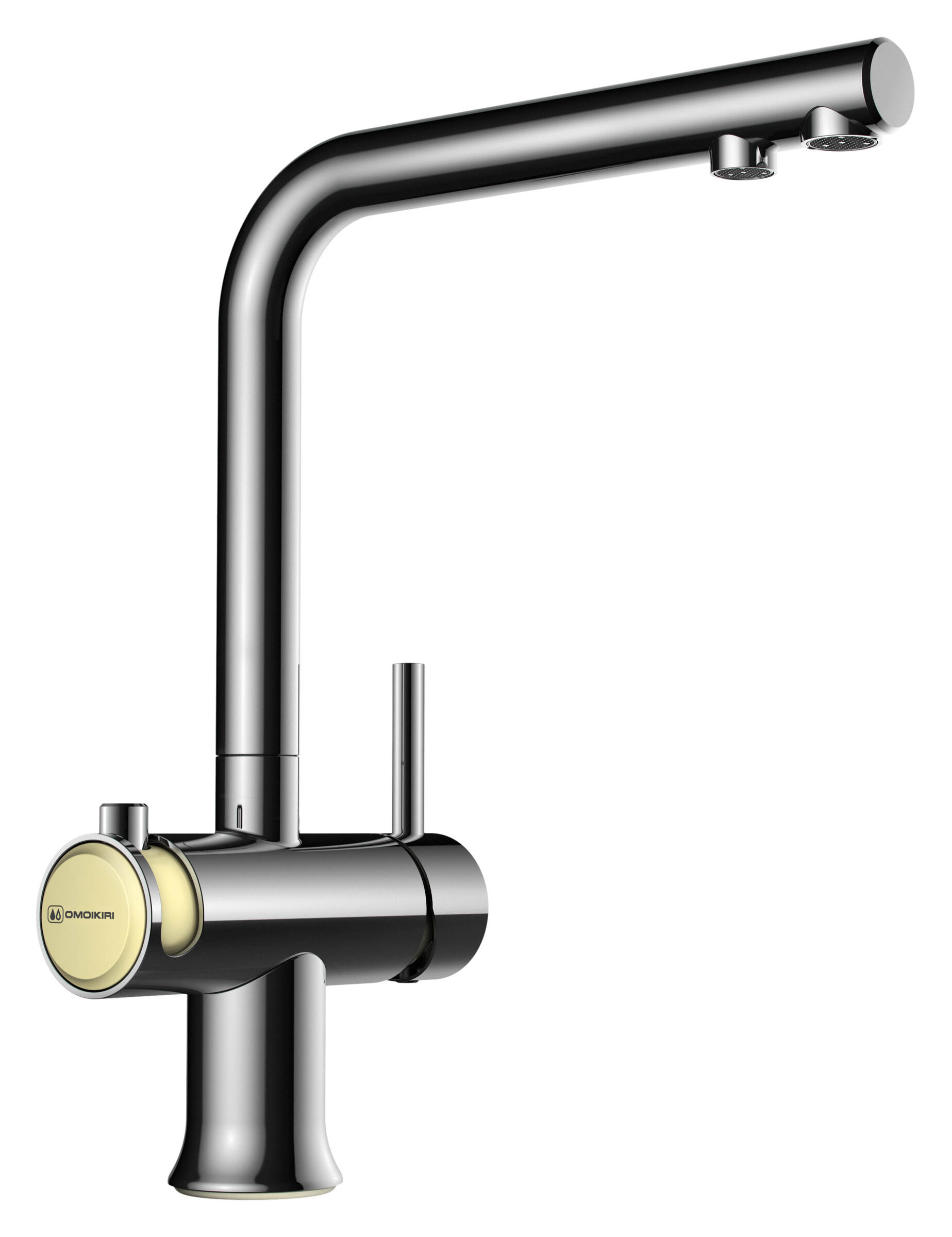 Изображение товара Смеситель Omoikiri Hotaru CH-BE 4994052 для кухни под фильтр хром ваниль