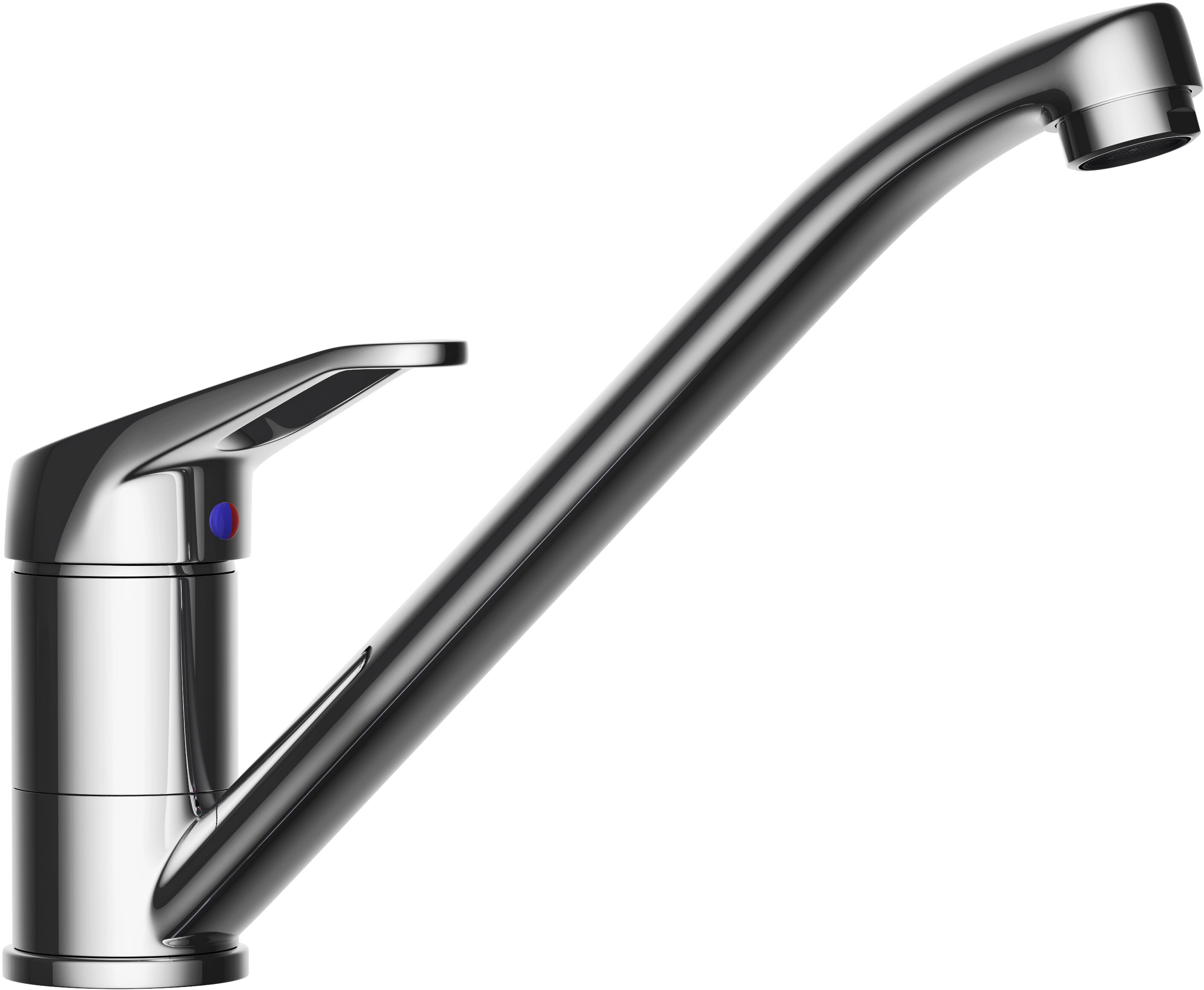 Изображение товара Смеситель для кухни Omoikiri Kado C хром однорычажный Япония