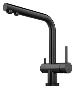 Изображение товара Смеситель Omoikiri Nagano PVD-GM 4994179 для кухни под фильтр, воронёная сталь, gunmetal