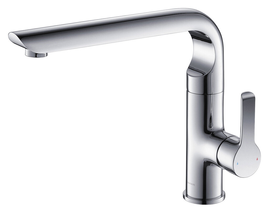 Изображение товара Смеситель для кухни Omoikiri Nanami хром высокий с Г-образным изливом