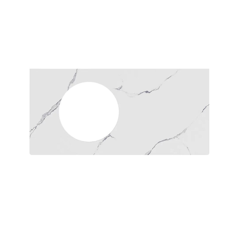 Изображение товара Столешница Kerama Marazzi Iconico CO3.KM50008220R.100, 100 см, керамогранит, цвет белый мрамор