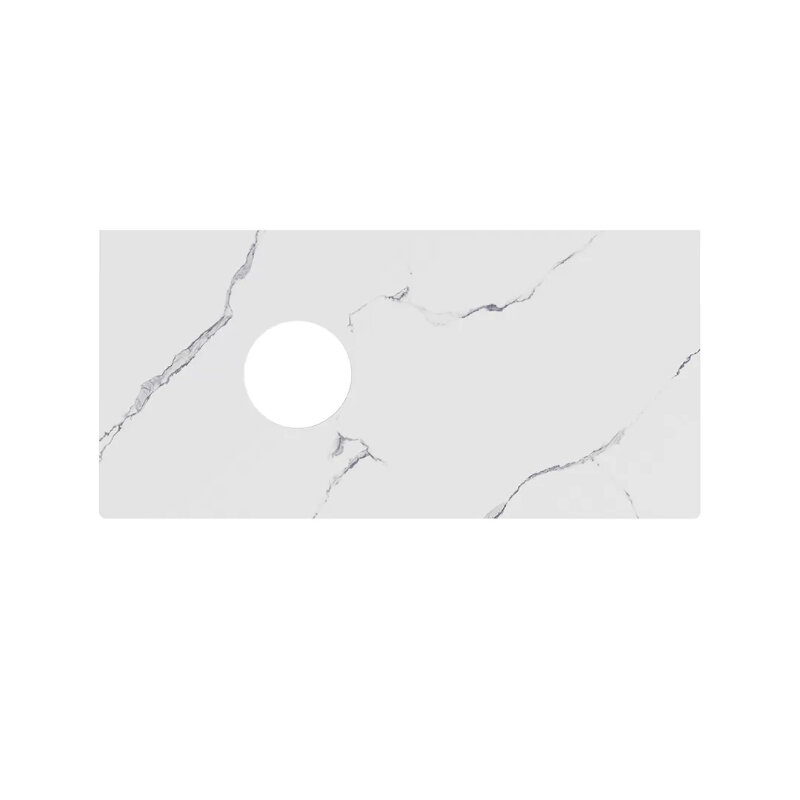 Изображение товара Столешница Kerama Marazzi Iconico CO5.KM50008220R.100, 100 см, керамогранит, цвет белый мрамор