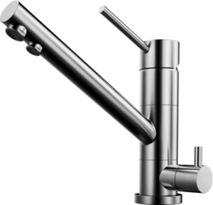 Изображение товара Смеситель Omoikiri Tonami-BN 4994018 для кухни под фильтр, латунь/нержавеющая сталь