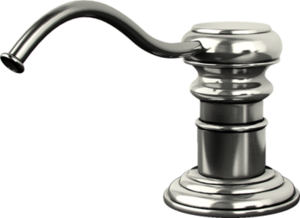 Изображение товара Встраиваемый дозатор для моющего средства Omoikiri OM-01-SI латунь серебро