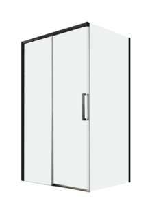 Изображение товара Душевой уголок Veconi Premium Trento PTC40-SP-12080-B-01-C4, 120 x 80 см, стекло прозрачное, профиль черный матовый