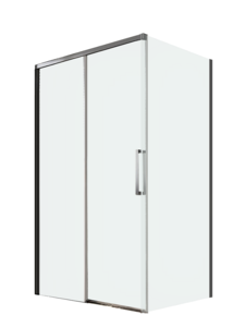 Изображение товара Душевой уголок Veconi Premium Trento PTC40-SP-12080-GR-01-C4, 120 x 80 см, стекло прозрачное, профиль графит брашированный