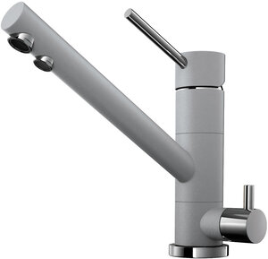 Изображение товара Смеситель Omoikiri Tonami GR 4994223 для кухни под фильтр, leningrad grey