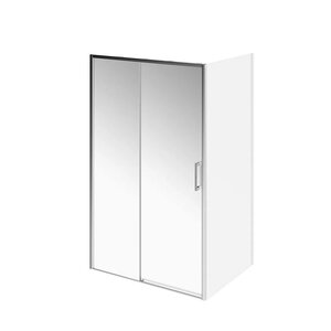 Изображение товара Душевая дверь Kerama Marazzi Lindo LN.120.SD.CR, 120 см, стекло прозрачное, профиль хром