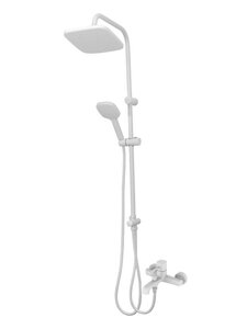 Изображение товара Душевая система Orange Karl M05-934w с фиксированным изливом, белый матовый