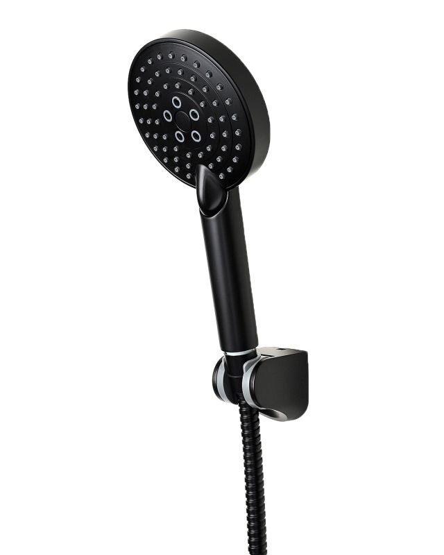 Изображение товара Душевой гарнитур Orange Style черный матовый LM53b 3 режима струи