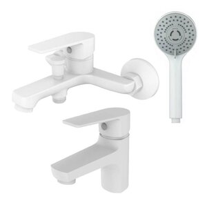 Изображение товара Комплект смесителей Orange Loop M26-311w, белый