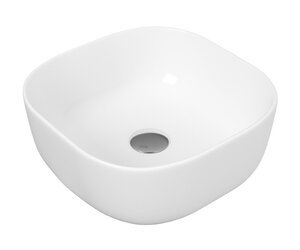 Изображение товара Раковина Corpa Nera Viotti CN50203 41 см накладная квадратная из фарфора белая