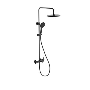 Изображение товара Душевая система Kerama Marazzi Fonte FO.201.KM.BLK.M, цвет черный матовый
