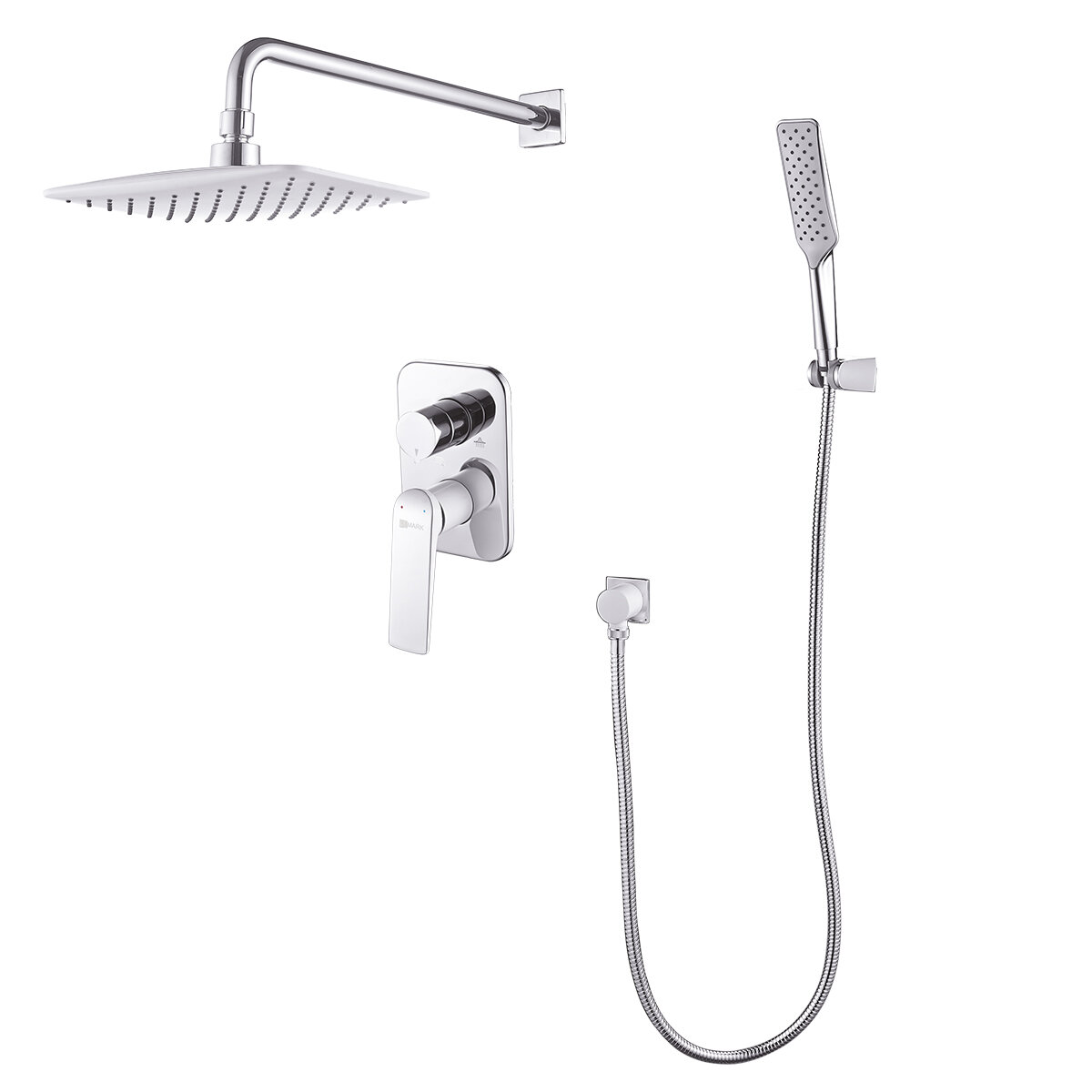 Изображение товара Душевая система Lemark Allegro LM5929CW, белый/хром