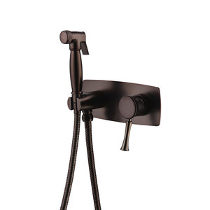 Изображение товара Гигиенический душ Lemark Peretto, LM6319RB, со смесителем, черный кофе
