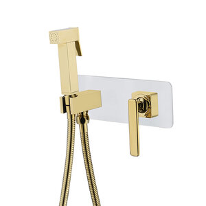 Изображение товара Гигиенический душ Lemark Mista, LM6419WG, со смесителем, белый/золото