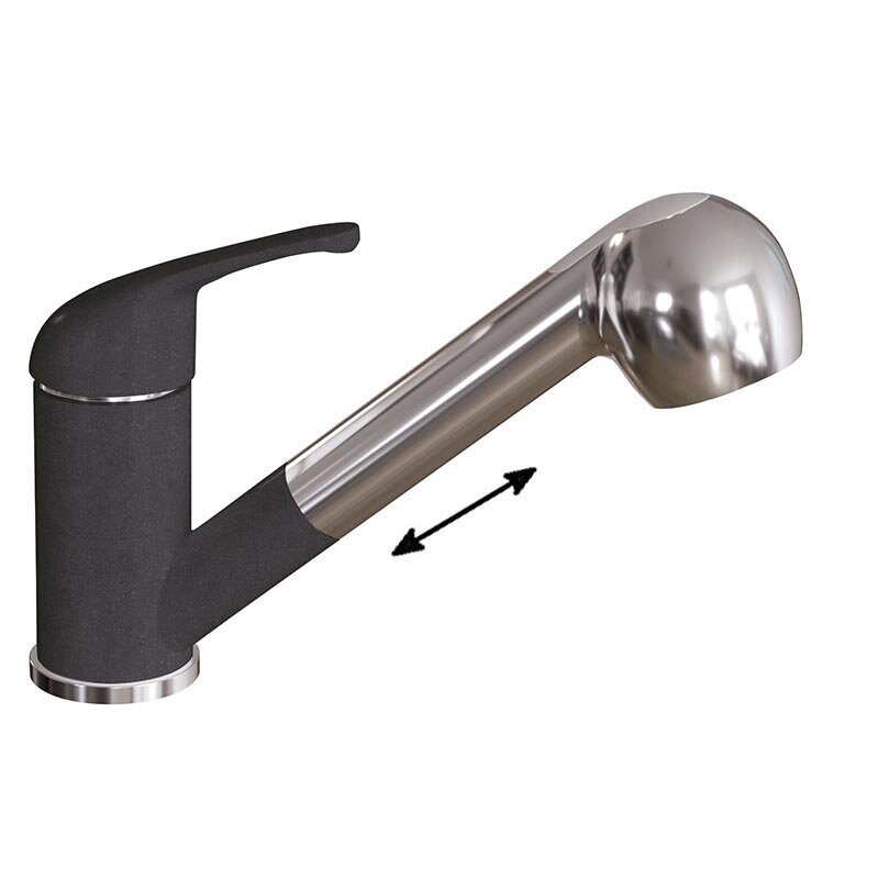 Изображение товара Смеситель для кухонной мойки Dr. Gans Соната 319.04L.1223.411 графит