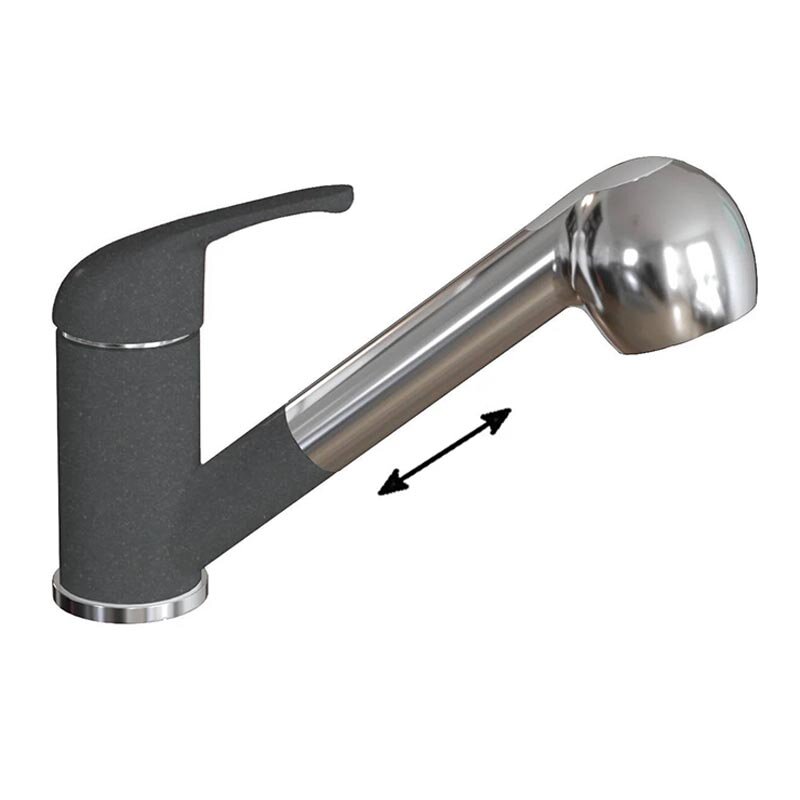 Изображение товара Смеситель для кухонной мойки Dr. Gans Соната 319.04L.1223.407 черный