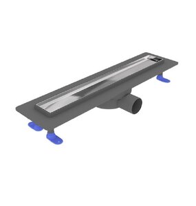 Изображение товара Дренажный канал Corpa Nera Salieri CN90005 50 см под плитку нержавеющая сталь