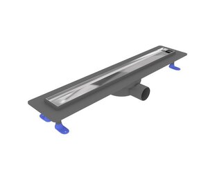 Изображение товара Дренажный канал Corpa Nera Salieri CN90006, 60 см, под плитку, нержавеющая сталь