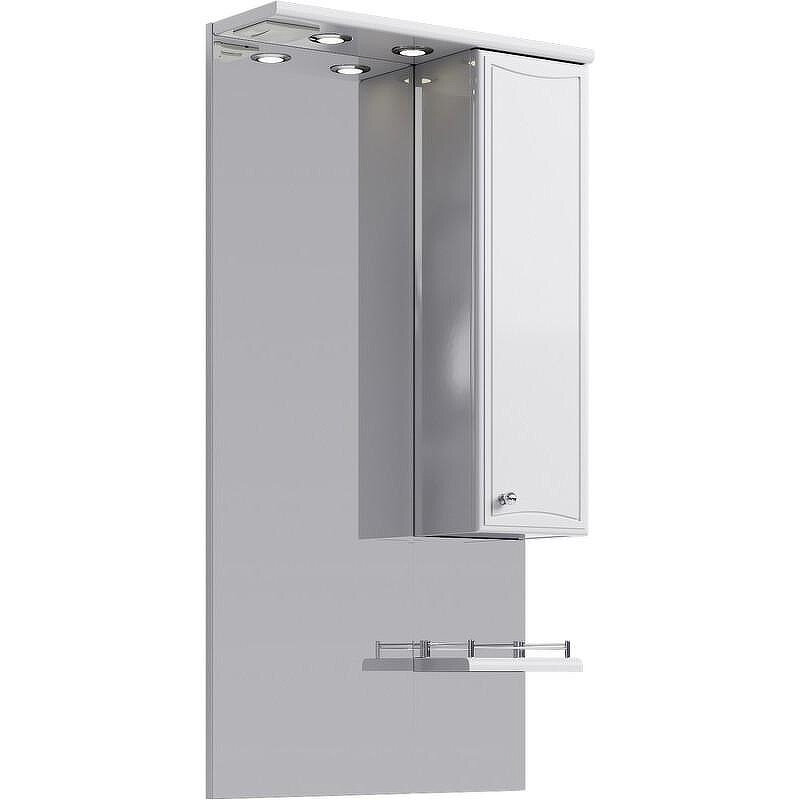 Изображение товара Зеркальный шкаф Aqwella Barcelona Ba.02.06 60 см с подсветкой и розеткой