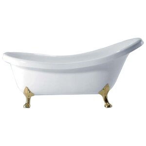 Изображение товара Акриловая ванна Knief Victorian 174,5x83 см с латунными ножками лапа льва