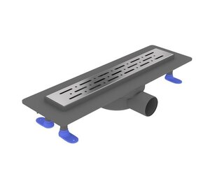 Изображение товара Дренажный канал Corpa Nera Grossi CN90334, 40 см, из нержавеющей стали