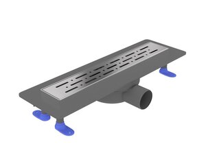 Изображение товара Дренажный канал Corpa Nera Grossi CN90342, 40 см, нержавеющая сталь, хром