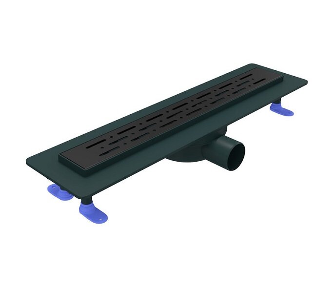 Изображение товара Дренажный канал Corpa Nera Grossi CN90339 50 см черный матовый для ванной