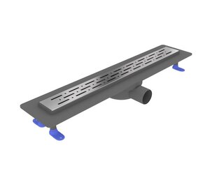 Изображение товара Дренажный канал Corpa Nera Grossi CN90336 60 см нержавеющая сталь для пола