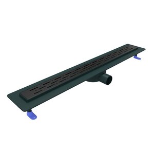 Изображение товара Дренажный канал Corpa Nera Grossi CN90341, 80 см, черный матовый