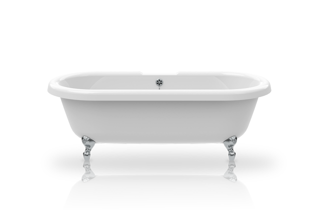 Изображение товара Ванна акриловая Knief Edwardian 0100-063-02 180 х 80 см с 4-мя хромированными ножками в виде шара