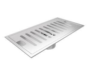 Изображение товара Дренажный канал Corpa Nera Grossi CN90325, 20 см, нержавеющая сталь