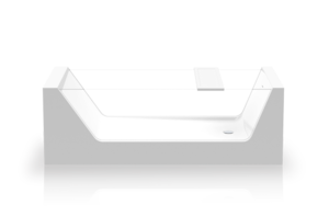 Изображение товара Ванна акриловая Knief Look 0100-250 180 х 80 см с прозрачными боковыми стенками