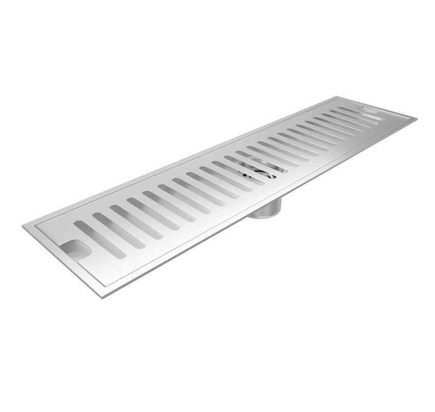 Изображение товара Дренажный канал Corpa Nera Grossi CN90329 40 см нержавеющая сталь для пола