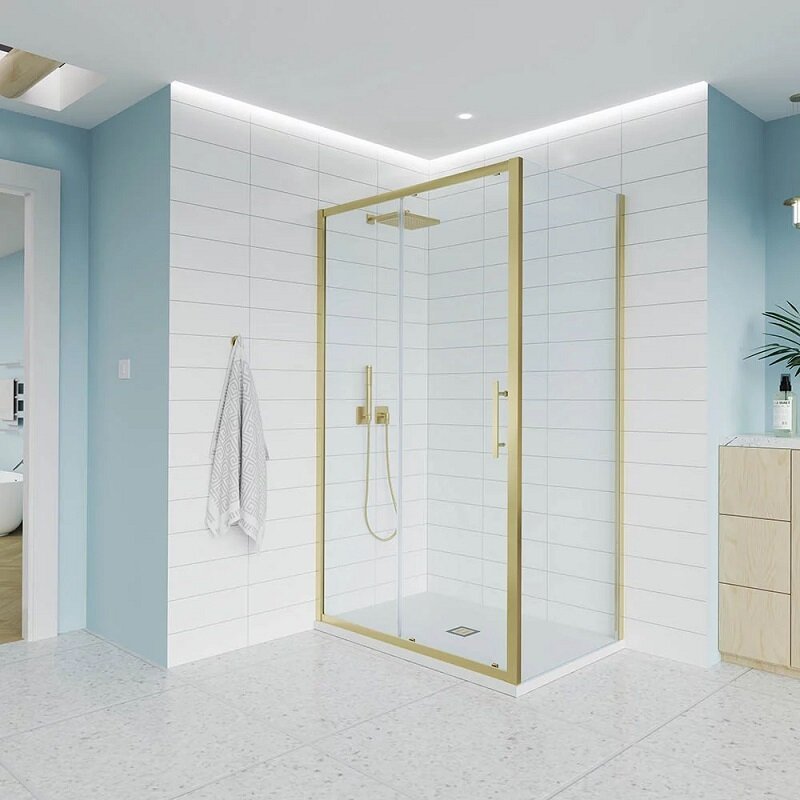 Изображение товара Душевой уголок Veconi Evo 100SP G, 130 x 70 см, стекло прозрачное