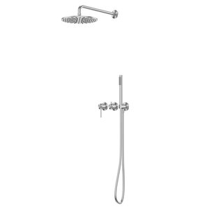 Изображение товара Душевая система Abber Wasser Kreis 316 AF8118BST, цвет сталь брашированная