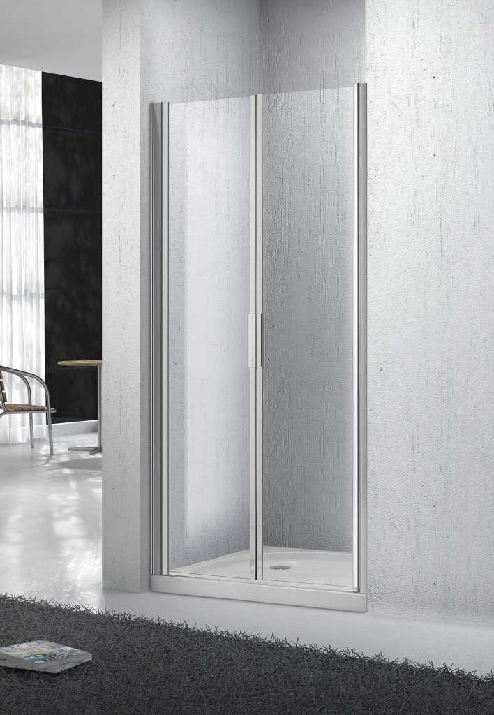 Изображение товара Душевая дверь в нишу BelBagno SELA-B-2-80-Cr 80x190 см распашная Италия