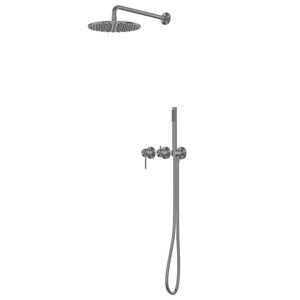 Изображение товара Душевая система Abber Wasser Kreis 316 AF8118BGG, цвет оружейная сталь брашированная